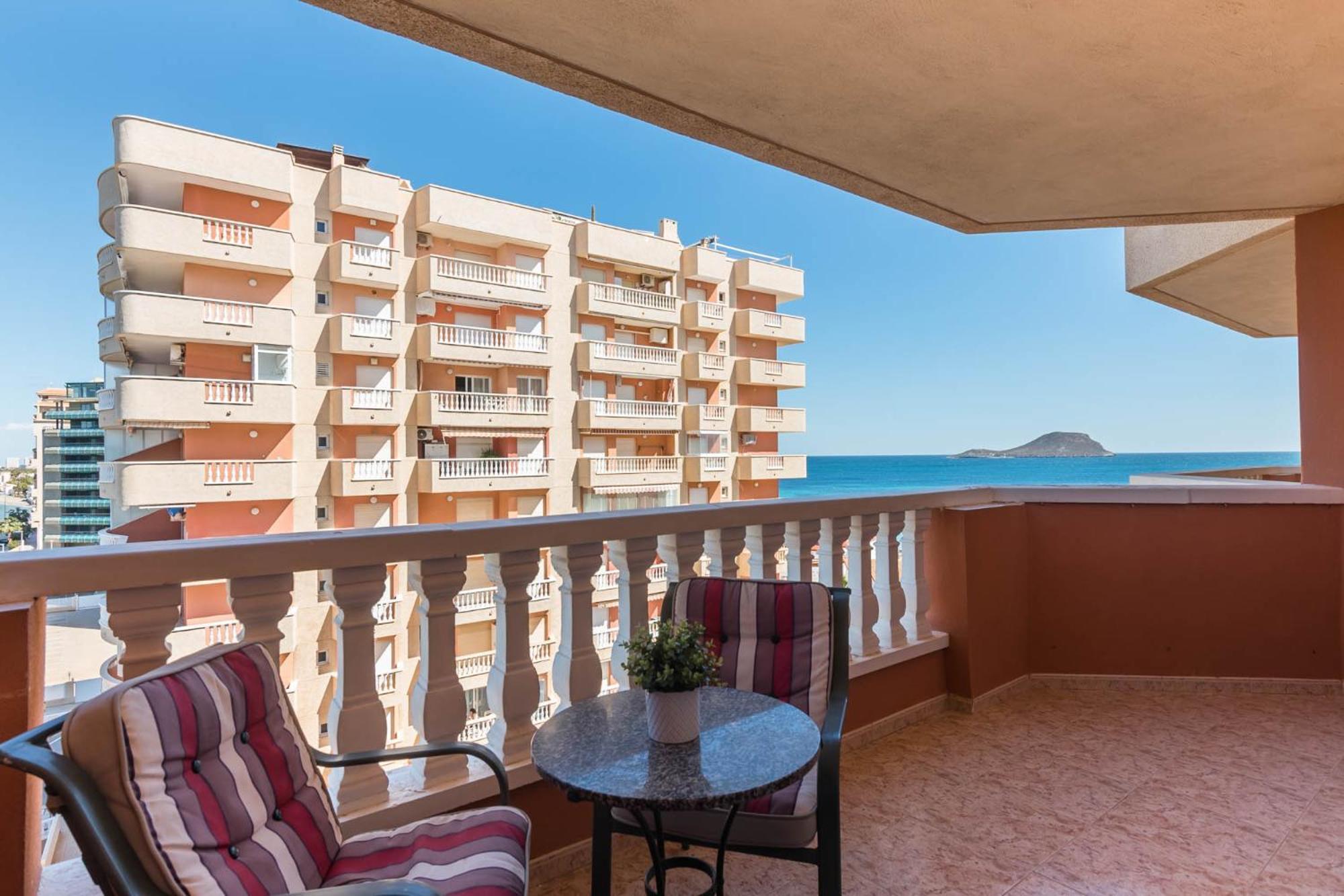 Vistas A Dos Mares La Manga Del Mar Menor Km10 Isla Grosa 2Dormitorios 외부 사진